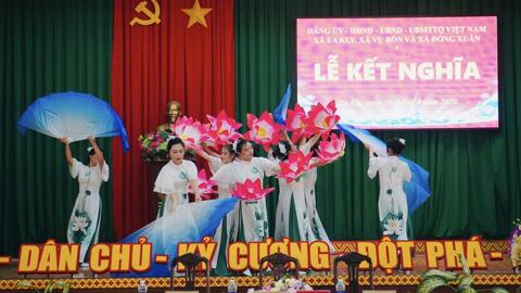 Ba xã Ea Kly, Vụ Bổn và Đồng Xuân ký kết chương trình kết nghĩa